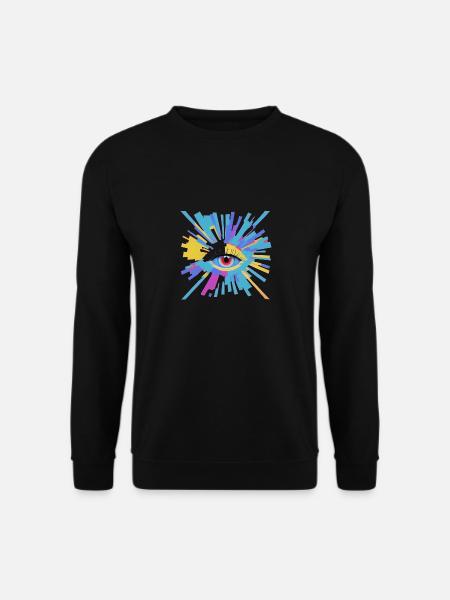 Eye geometry - Unisex Sweatshirt - black