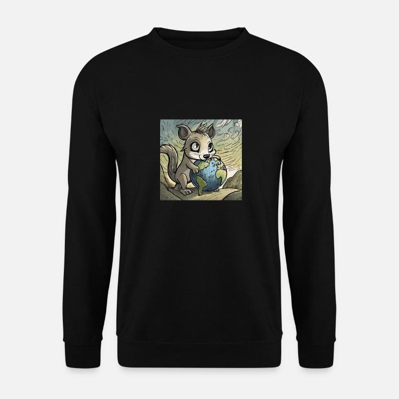 cute anime design - Unisex Pullover - Schwarz
