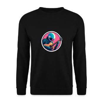 Strum Glow - Unisex Pullover - Schwarz - Vorne - Alina (178cm) & Michal (187cm)