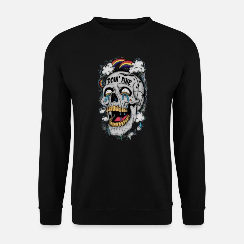 Doin Fine - Unisex Sweatshirt - black