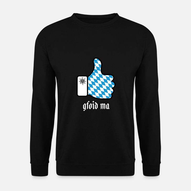 Bayrischer Spruch - Unisex Pullover - Schwarz