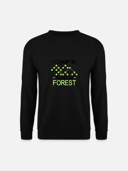 i camp in random forest black - Unisex Pullover - Schwarz
