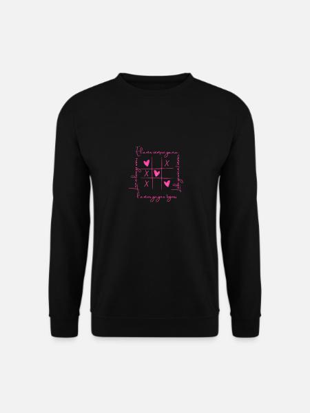 Saint Valentin love - Unisex Sweatshirt - black