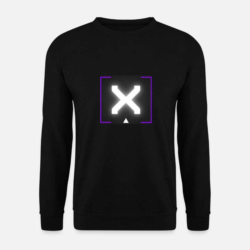 Letter "X" - Unisex Sweatshirt - black