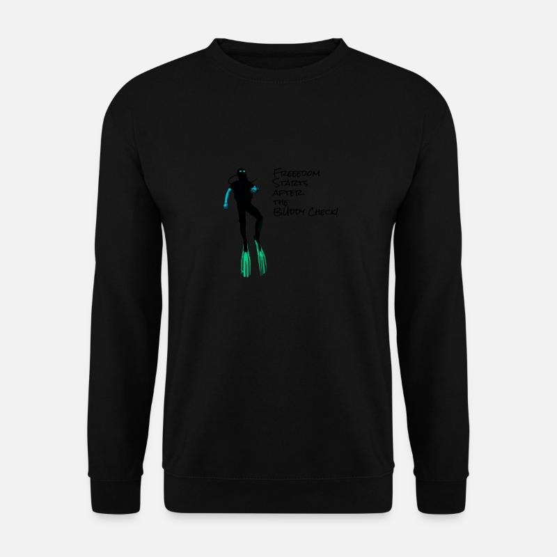 Buddy Check! - Diving Shirt - Unisex Pullover - Schwarz
