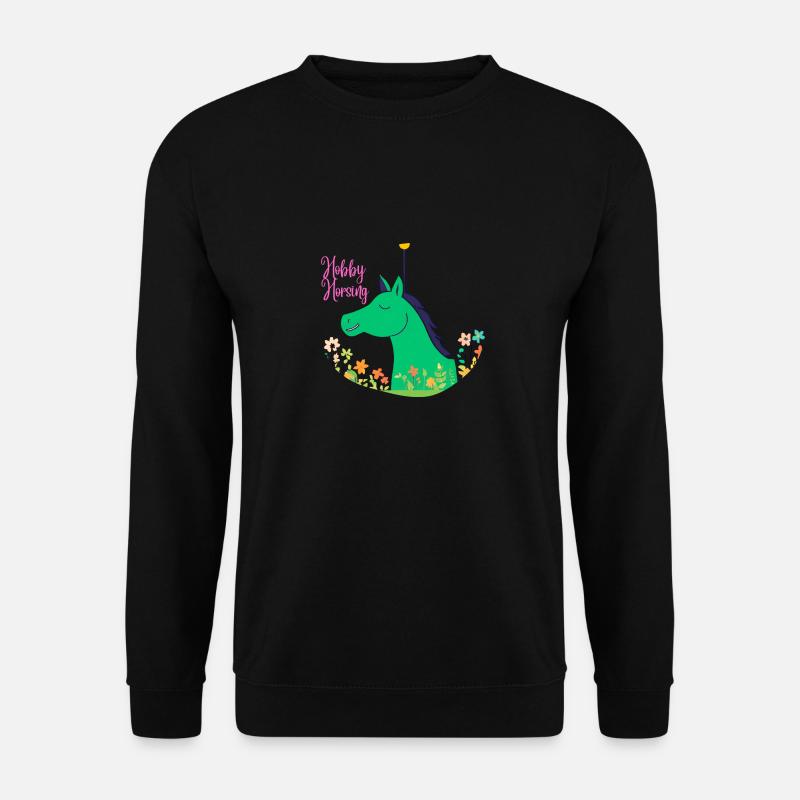 Hobby Horsing Liebligsshirt - Unisex Pullover - Schwarz