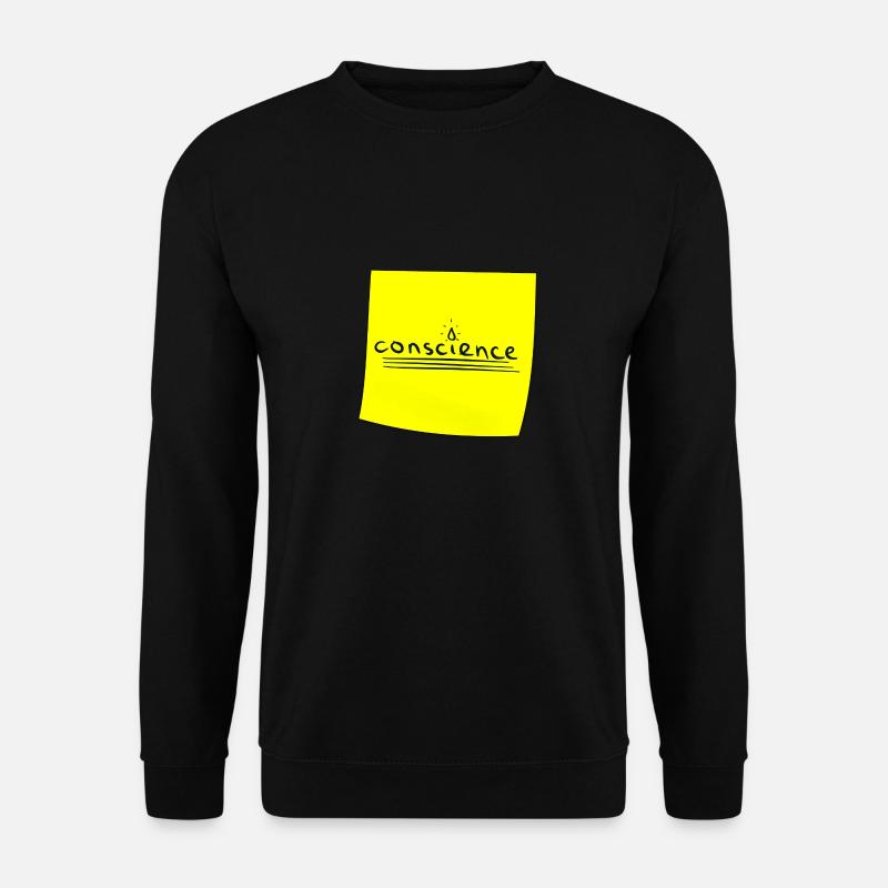 Conscience - Sweat-shirt Unisexe - noir