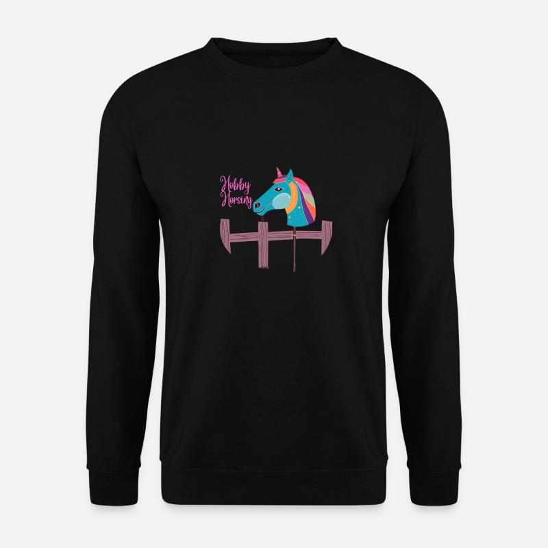 Hobby Horsing Liebligsshirt - Unisex Pullover - Schwarz