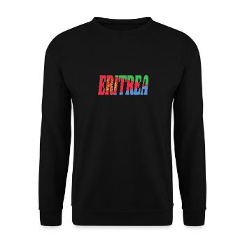 Eritrea - Unisex Pullover - Schwarz - Vorne - Alina (178cm) & Michal (187cm)