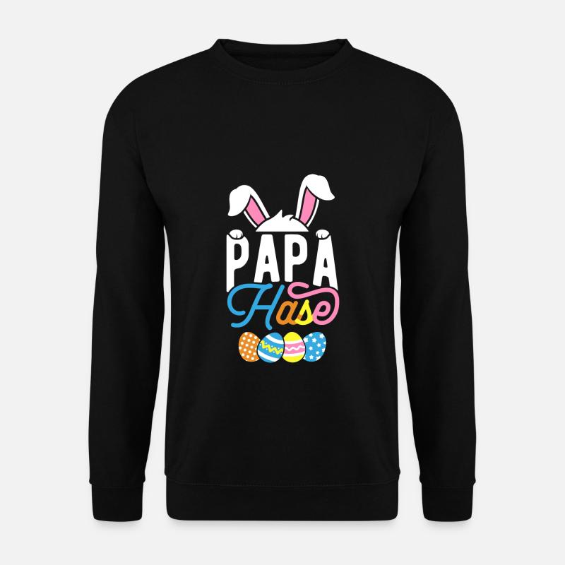 Papa Lapin - Sweat-shirt Unisexe - noir