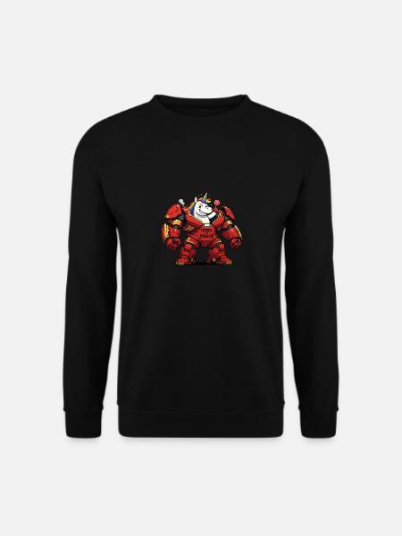 Buster Einhorn - Unisex Pullover - Schwarz