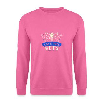 Rettet die Bienen, Save the Bees, Bienenzüchter - Unisex Pullover - Pink - Vorne