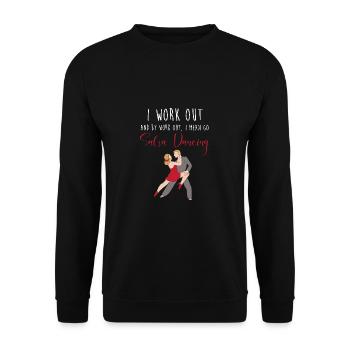 Salsa Dancer Dancer - Unisex Sweatshirt - black - Front - Alina (178cm) & Michal (187cm)