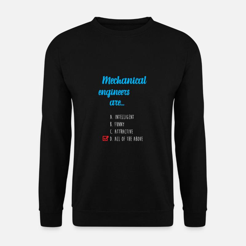Mechanical Engineer - Unisex Sweatshirt - black