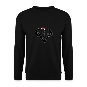 Marry Liftmas! - Unisex Pullover - Schwarz - Vorne - Alina (178cm) & Michal (187cm)