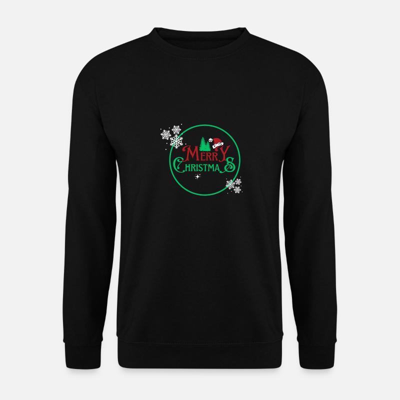 Santa Claus - Merry Christmas - Unisex Pullover - Schwarz