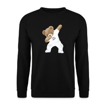 Tamponner Teddy - Sweat-shirt Unisexe - noir - Devant - Alina (178cm) & Michal (187cm)