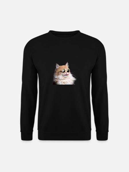 KATZE COOL - Unisex Pullover - Schwarz