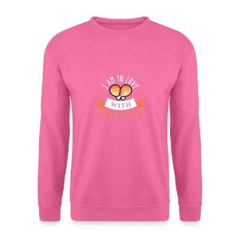 Cheat Day Burrito Burger Restauration rapide Pizza - Sweat-shirt Unisexe - rose - Devant