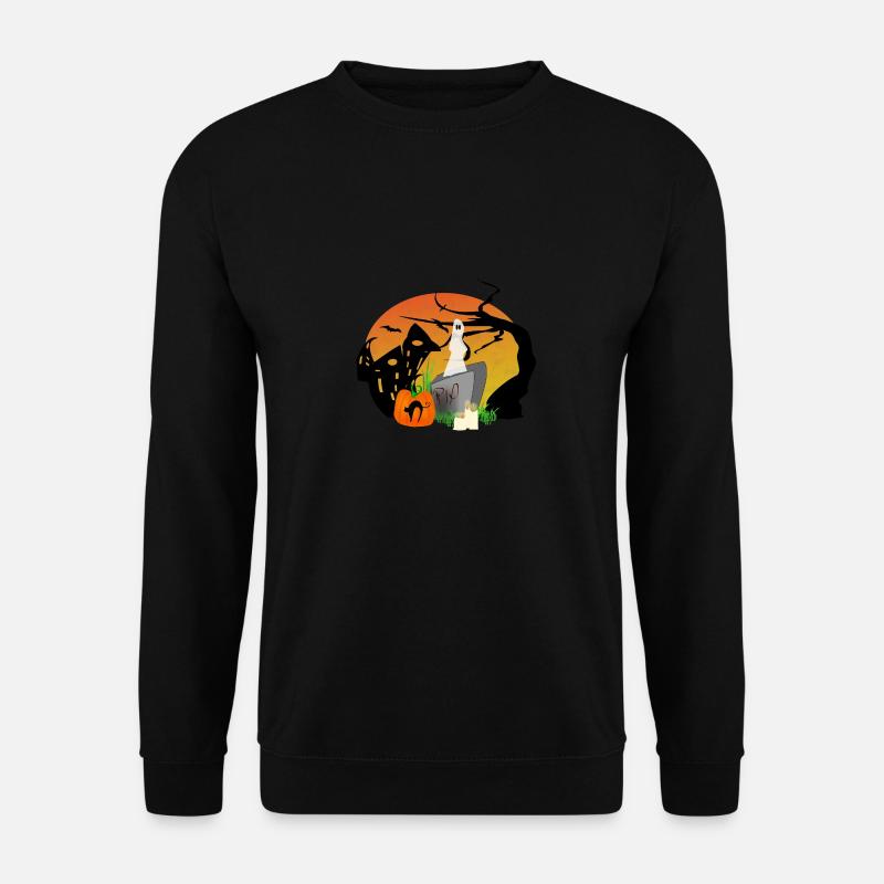 HalloweenLandschaft - Unisex Pullover - Schwarz