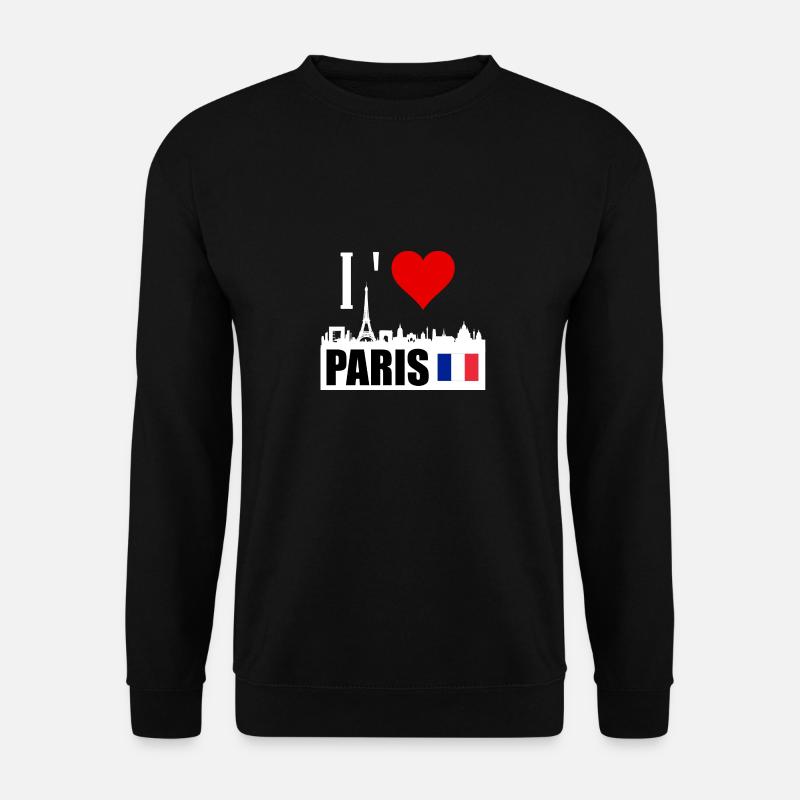 Ich mag Paris - Unisex Pullover - Schwarz
