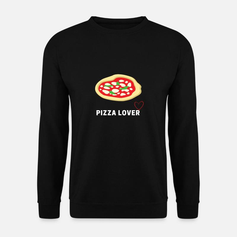 Amateur de pizza - Sweat-shirt Unisexe - noir