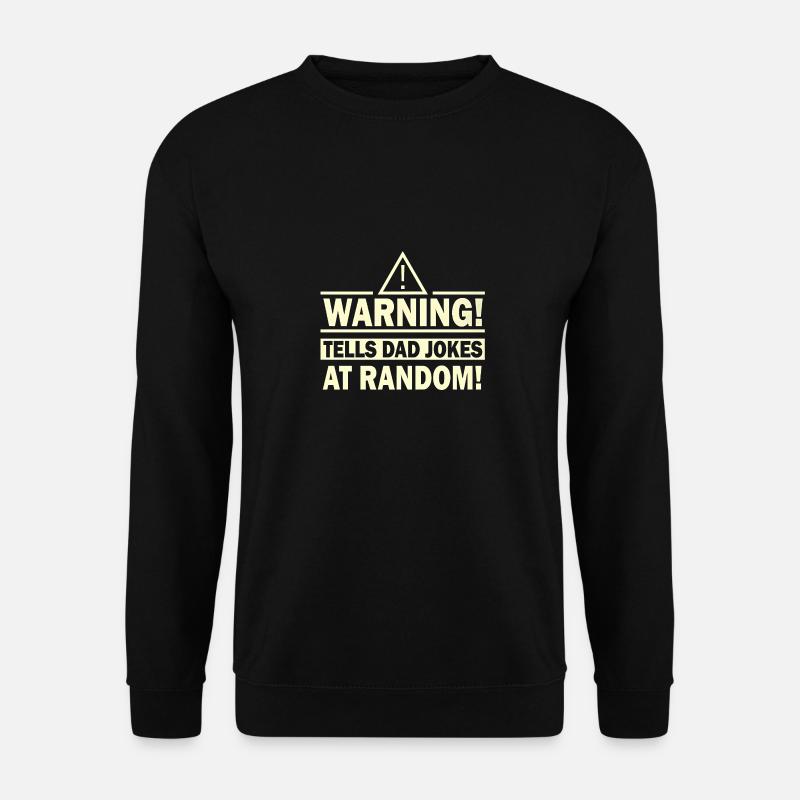 Tells Dad Joke - Unisex Sweatshirt - black