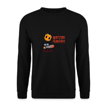 Bitcoin Halloween Shitcoin Killer - Sweat-shirt Unisexe - noir - Devant - Alina (178cm) & Michal (187cm)