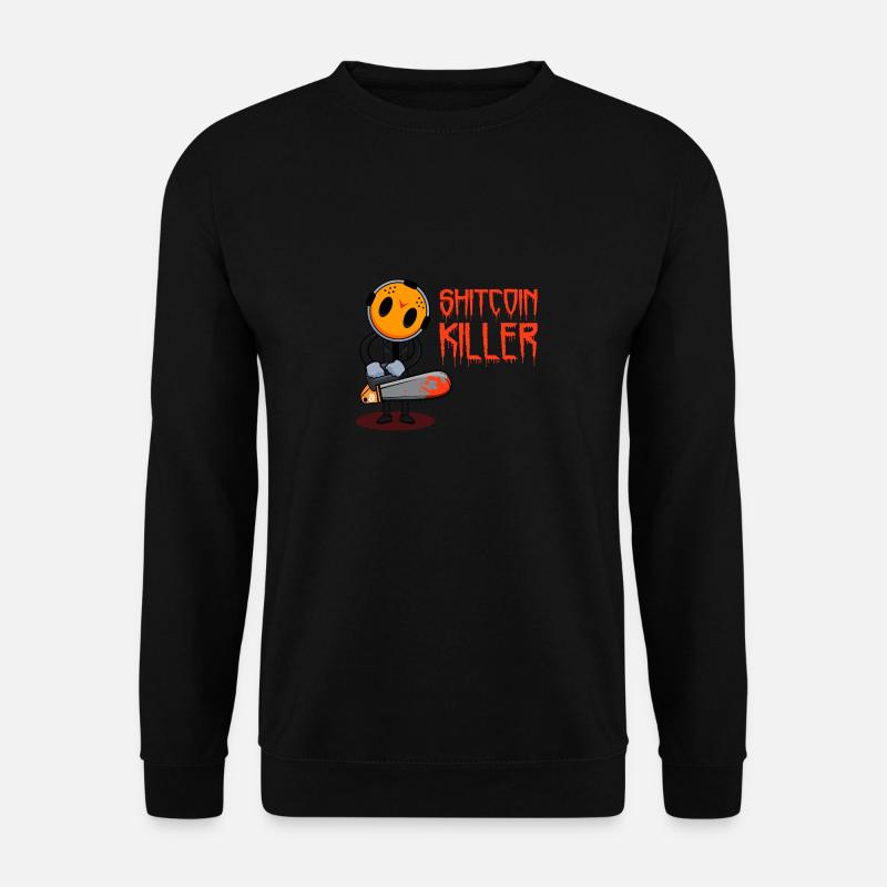 Bitcoin Halloween Shitcoin Killer - Unisex Pullover - Schwarz