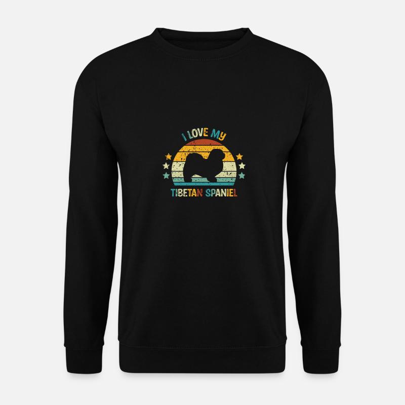 Tibetischer Spaniel - Unisex Pullover - Schwarz