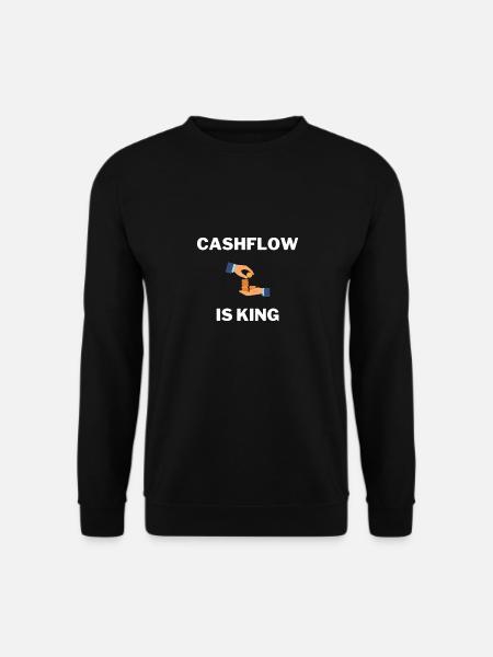 Cashflow is King - Unisex Pullover - Schwarz