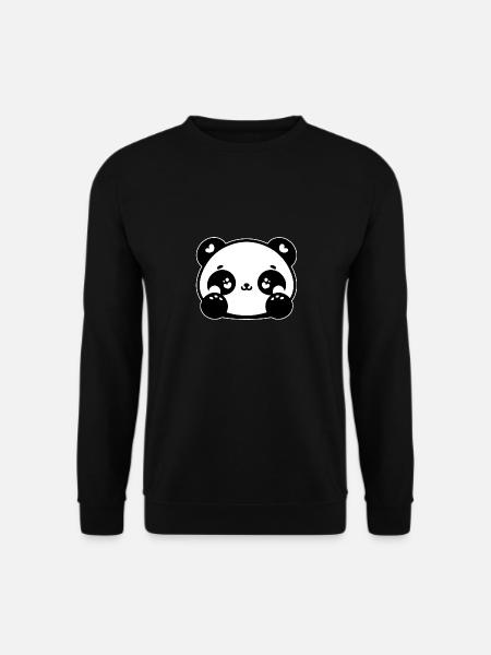 Pippin the cute Panda - Unisex Sweatshirt - black