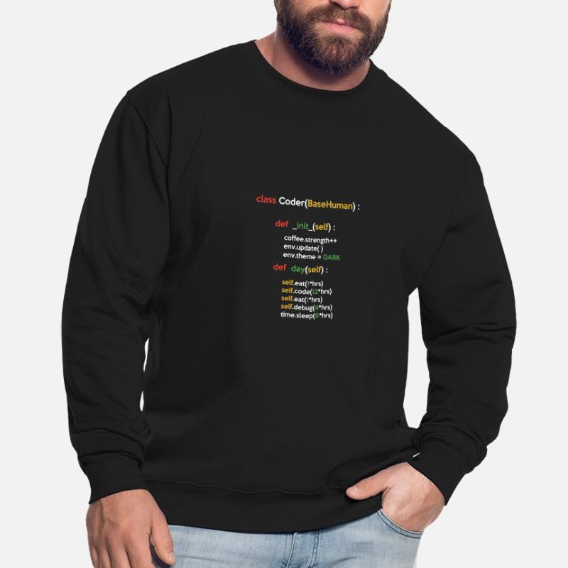 Class Coder Base Human Programming Coder Computer Unisex Pullover