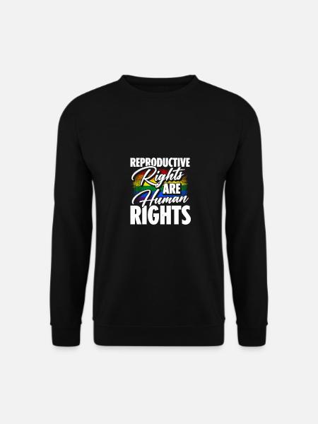 Reproductive Rights Are Human Rights Bisexual Tran - Unisex Pullover - Schwarz
