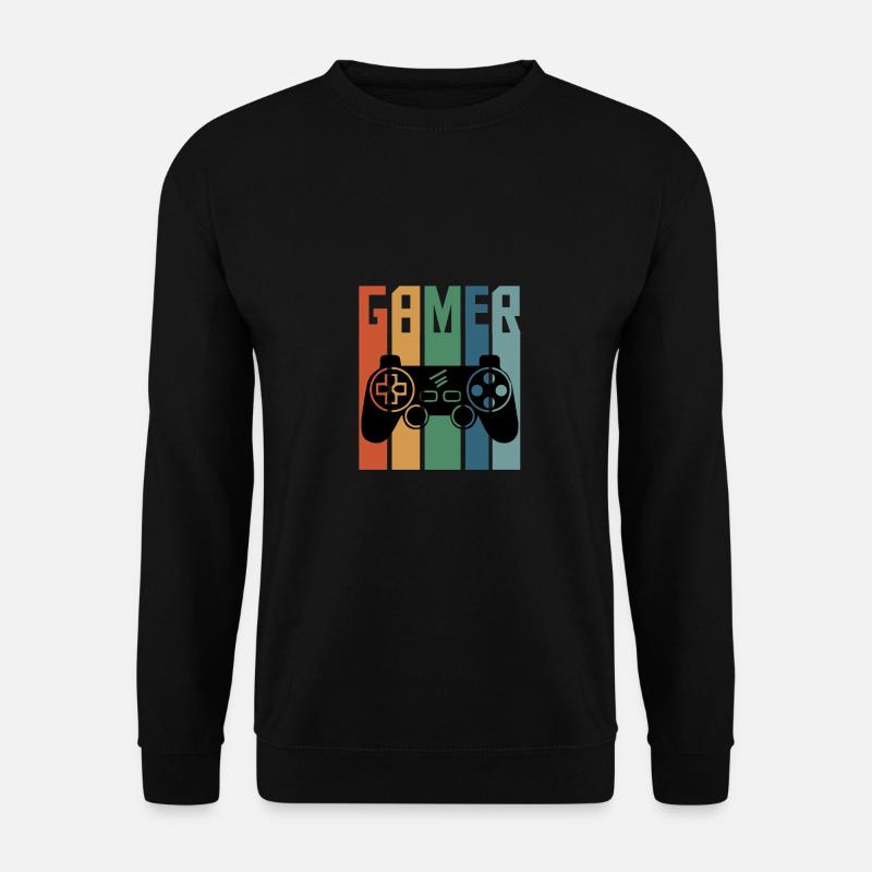 Gamer Graphic Video Game Player Gaming Gamer Pc Co - Unisex Pullover - Schwarz