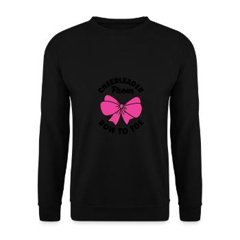 Cheerleader From Bow To Tow Cheerleading Cheerdanc - Unisex Pullover - Schwarz - Vorne - Alina (178cm) & Michal (187cm)