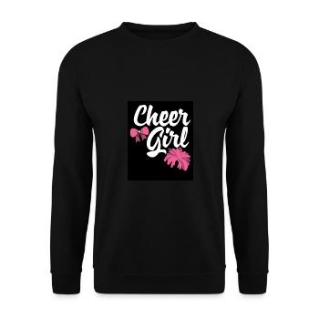Cheer Girl Cheerleading Cheerleader Cheerdance Gym - Unisex Pullover - Schwarz - Vorne - Alina (178cm) & Michal (187cm)