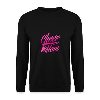 Cheer Mom Cheerleading Cheerleader Cheerdance Gymn - Unisex Pullover - Schwarz - Vorne - Alina (178cm) & Michal (187cm)
