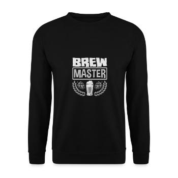 Brewmaster Drink All You Want I'll Make More Homeb - Unisex Pullover - Schwarz - Vorne - Alina (178cm) & Michal (187cm)