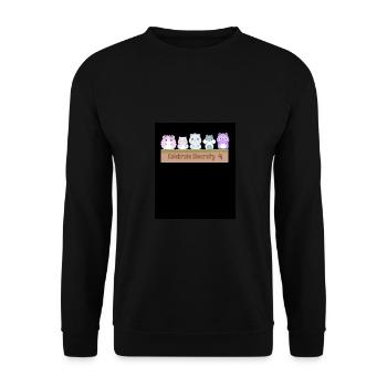 Celebrate Diversity Hamster Lover Hamster Owner An - Unisex Pullover - Schwarz - Vorne - Alina (178cm) & Michal (187cm)