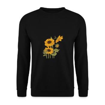 Retro Graphic Gardener Horticulturist Gardening La - Unisex Pullover - Schwarz - Vorne - Alina (178cm) & Michal (187cm)