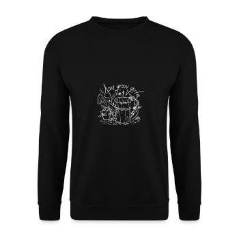 You Grow Girl Gardening Gardener Garden Horticultu - Unisex Pullover - Schwarz - Vorne - Alina (178cm) & Michal (187cm)