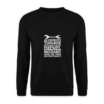 An Expensive Toolbox Never Made A Skilled Diesel M - Unisex Pullover - Schwarz - Vorne - Alina (178cm) & Michal (187cm)
