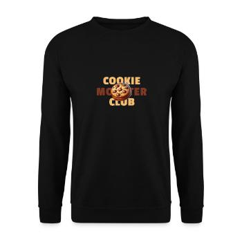 Cookie Mnster Club - Sweet Treats Cookies - Unisex Sweatshirt - black - Front - Alina (178cm) & Michal (187cm)