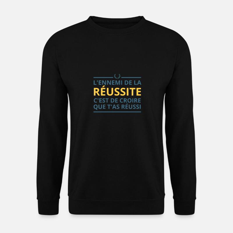 Der Feind des Erfolgs - Unisex Pullover - Schwarz