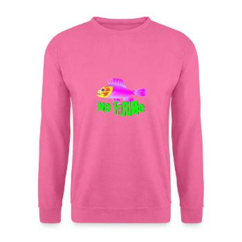 NO FRYING - Unisex Sweatshirt - pink - Front