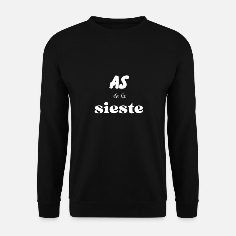 As de la sieste - Sweat-shirt Unisexe - noir