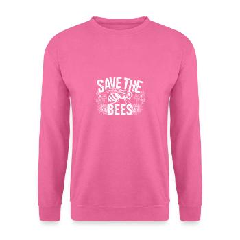 Rettet die Bienen, Save the Bees, Bienenzüchter - Unisex Pullover - Pink - Vorne