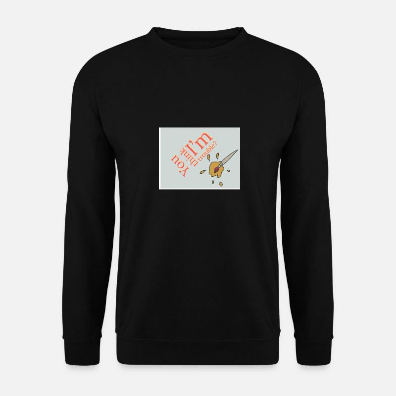 Schwierigkeit! - Unisex Pullover - Schwarz