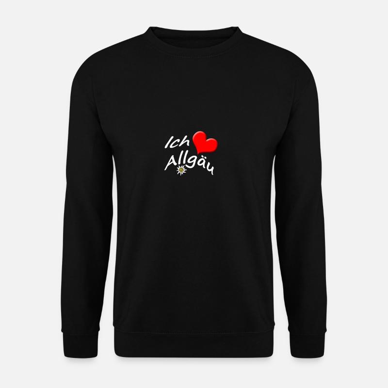J'aime les Allgäu - Sweat-shirt Unisexe - noir